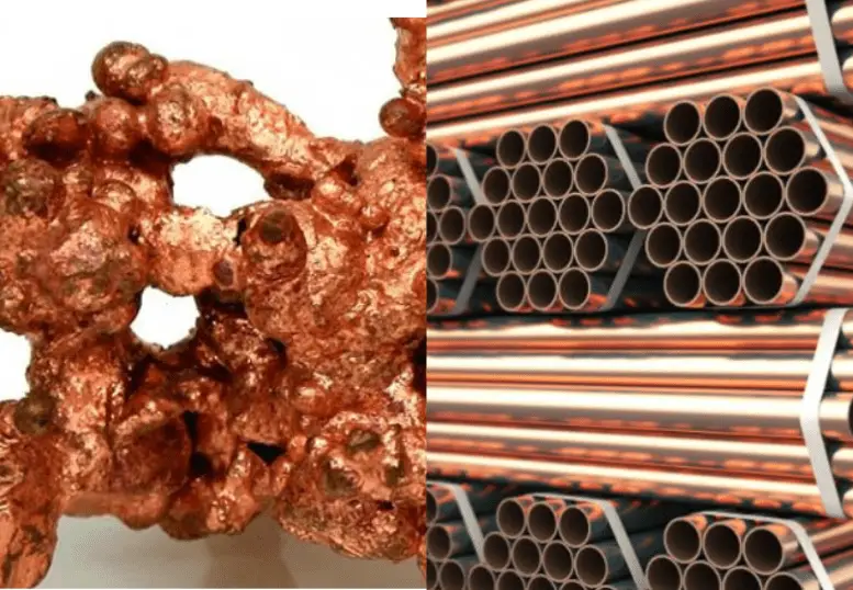 Copper Tubes and Raw Copper