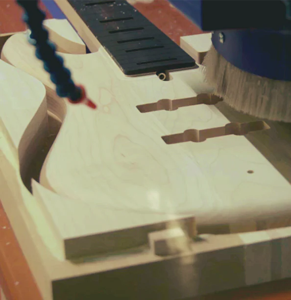 Yamaha Guitar Cut By CNC Router