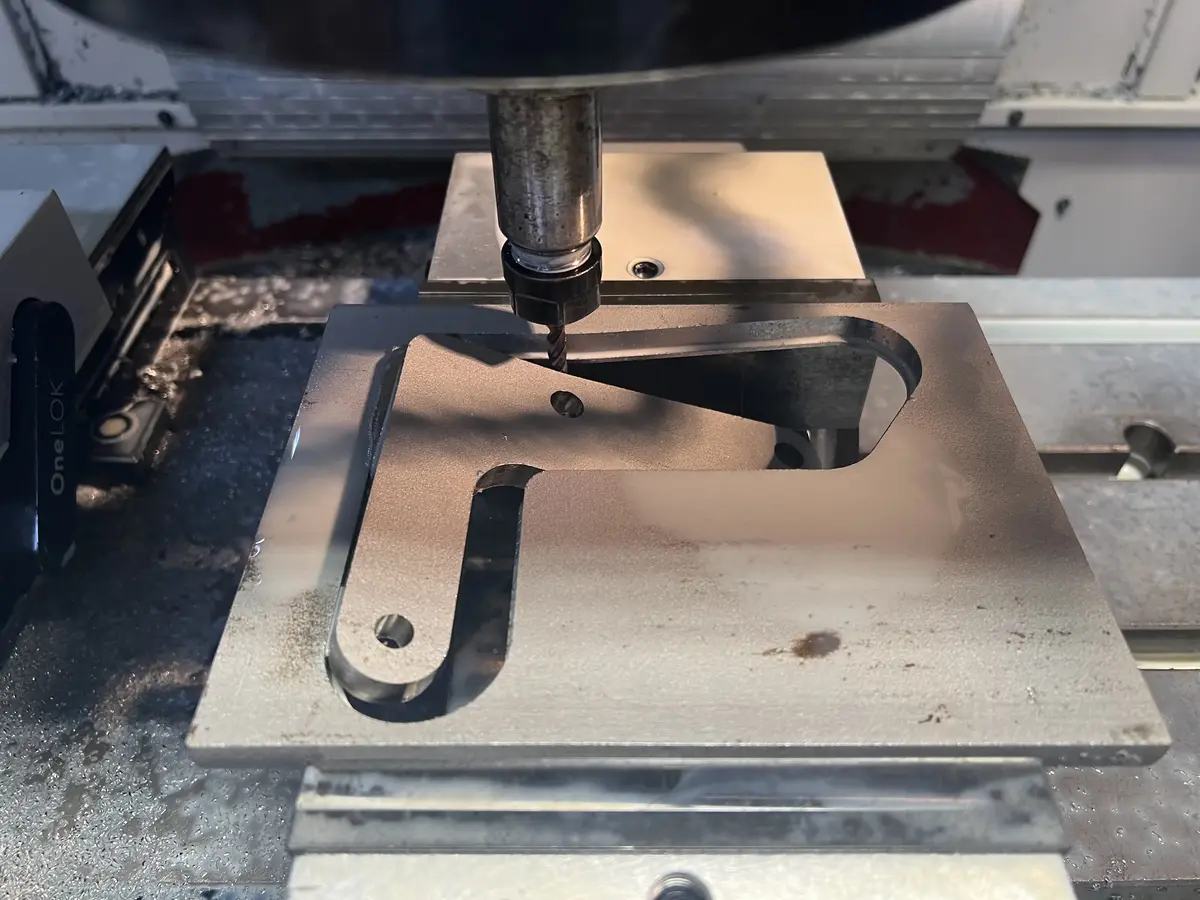 part cut-out from metal plate