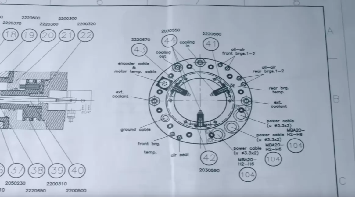 spindle drawing